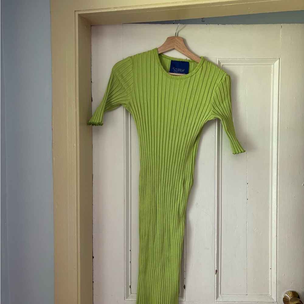 Simon Miller Lime Knit Dress